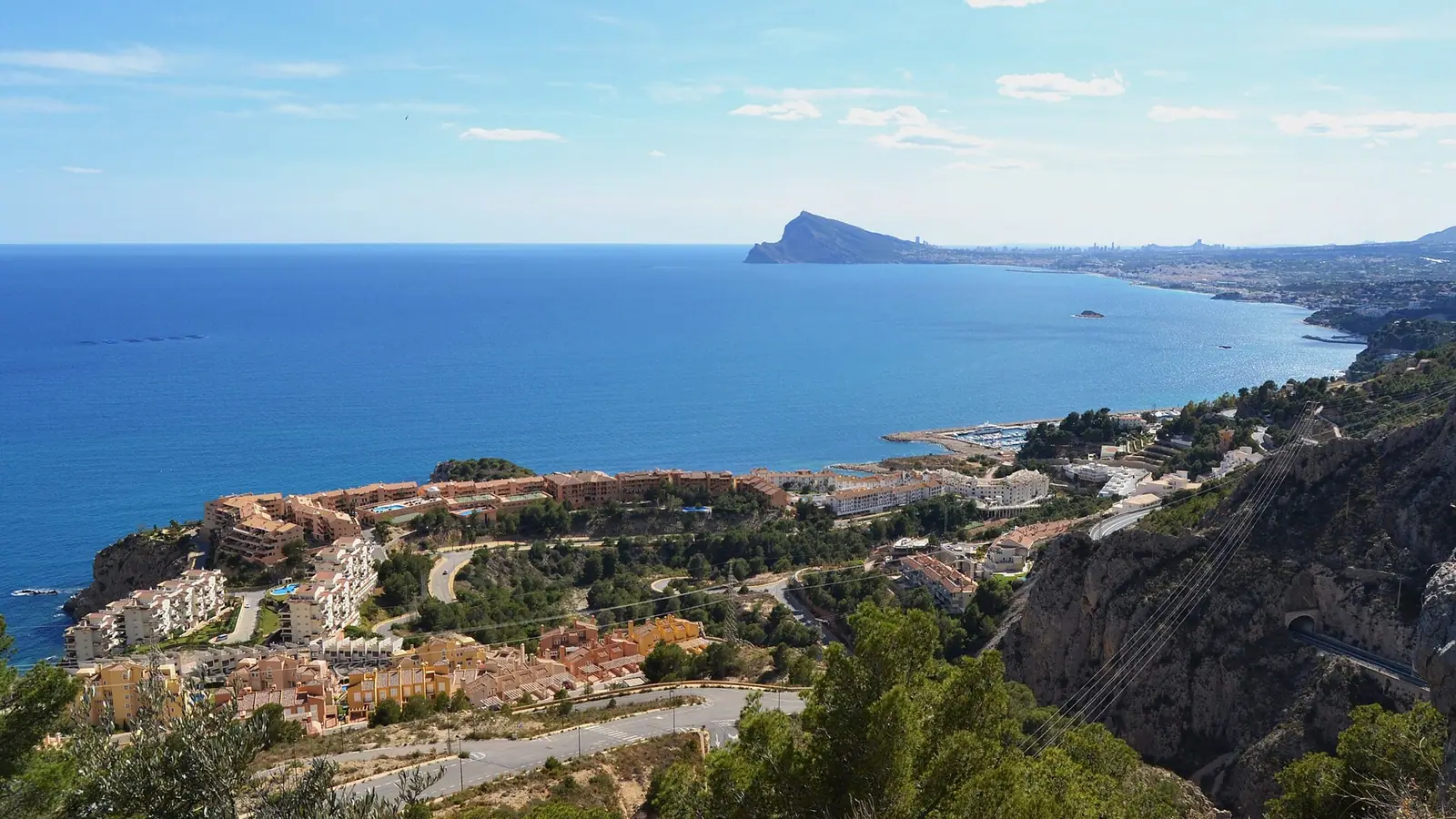 Altea – Badia d'Altea vista des del castellet del Mascarat.