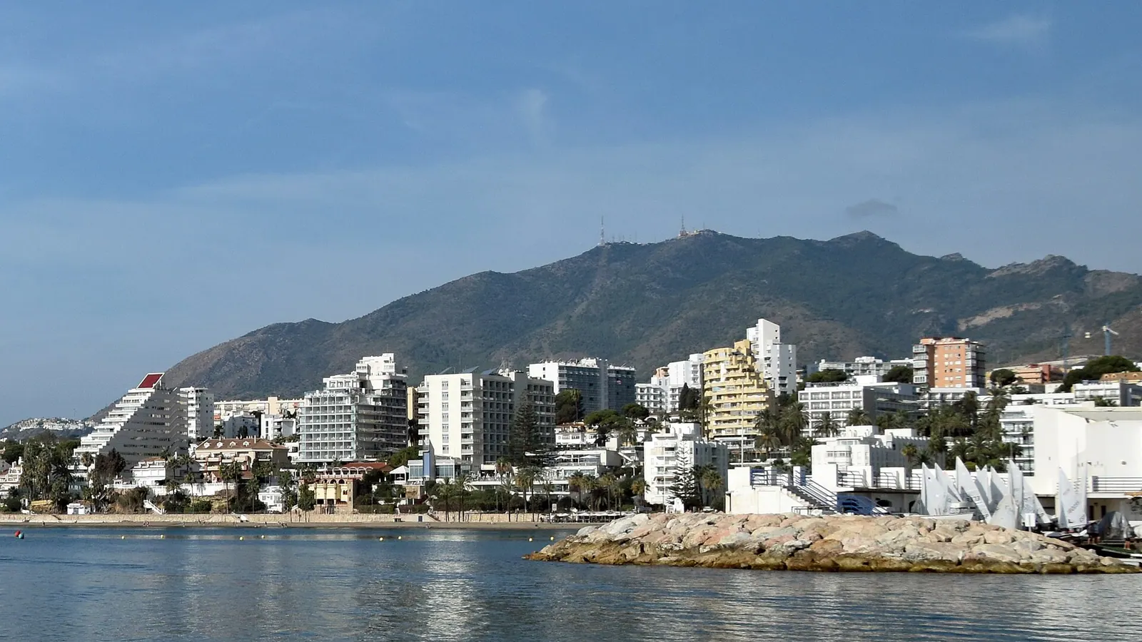 Benalmádena – Statue of Nuestra Señora of La Salud, Benalmadena Marina, Costa del Sol, southern Spain