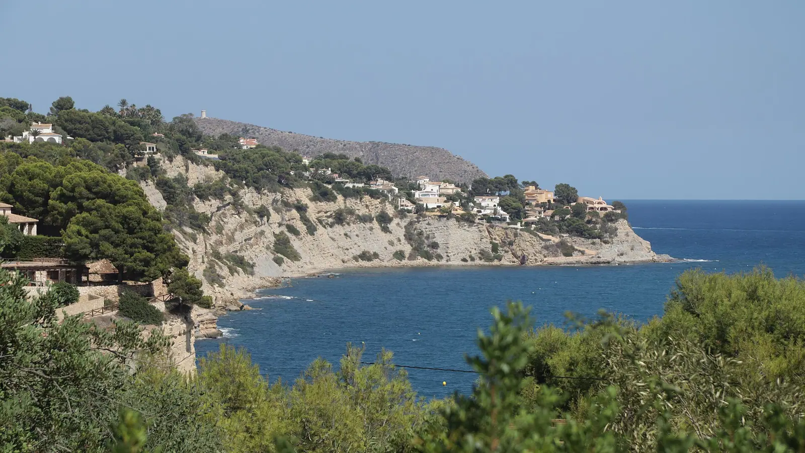 Benissa – Overview of Cala del Baladrar and Benissa Costa in Benissa, Marina Alta.