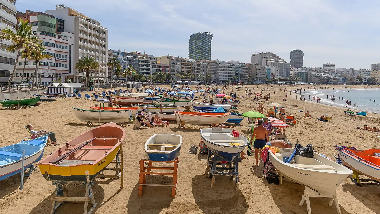 Las Palmas de Gran Canaria – Boats in Las Canteras beach