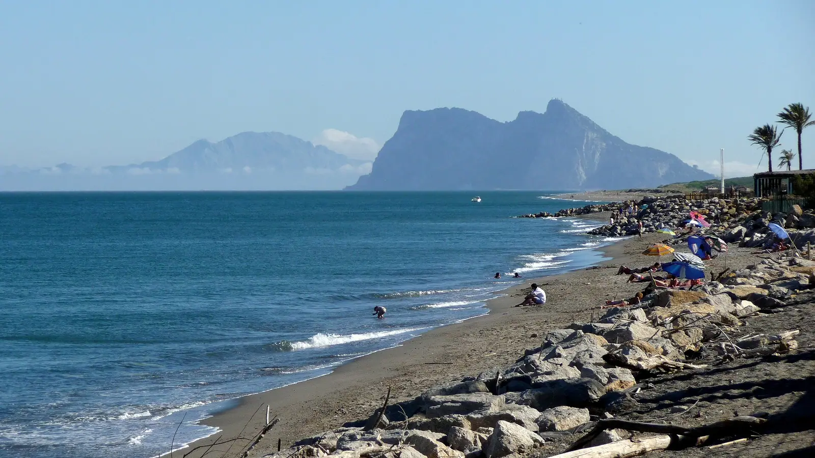 Sotogrande – Gibraltar from Sotogrande beach